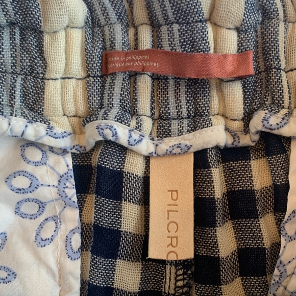 Anthropologie Pilcro Striped Blue and Cream Women's Shorts - Picture 5 of 16